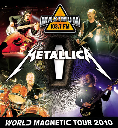 METALLICA:     WORLD MAGNETIC TOUR 2010!