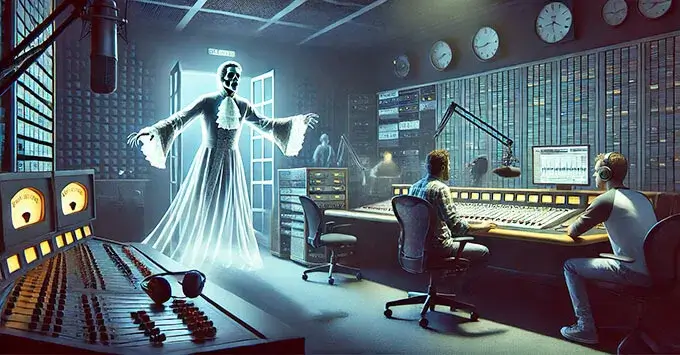 Призрак убитого графа терроризирует сотрудников московской радиостанции