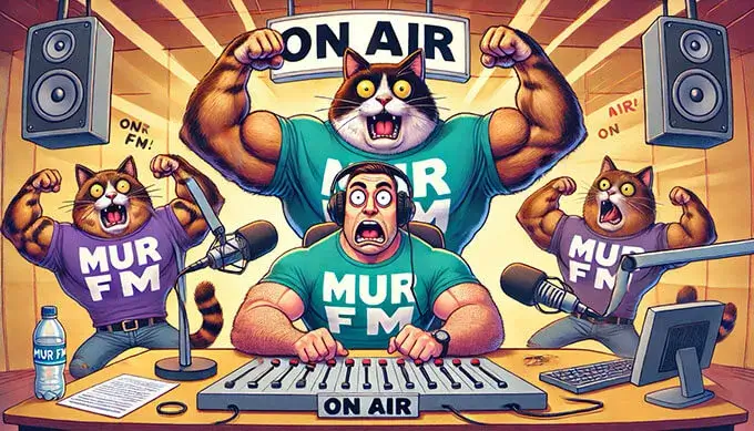 Коты Эрмитажа захватили радиостанцию в Санкт-Петербурге