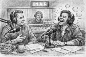 Почему радиоведущие смеются над несмешными шутками коллег