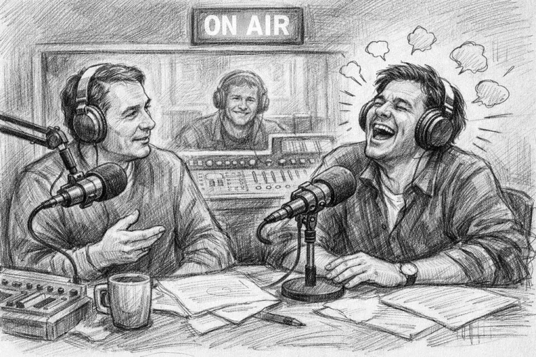 Почему радиоведущие смеются над несмешными шутками коллег