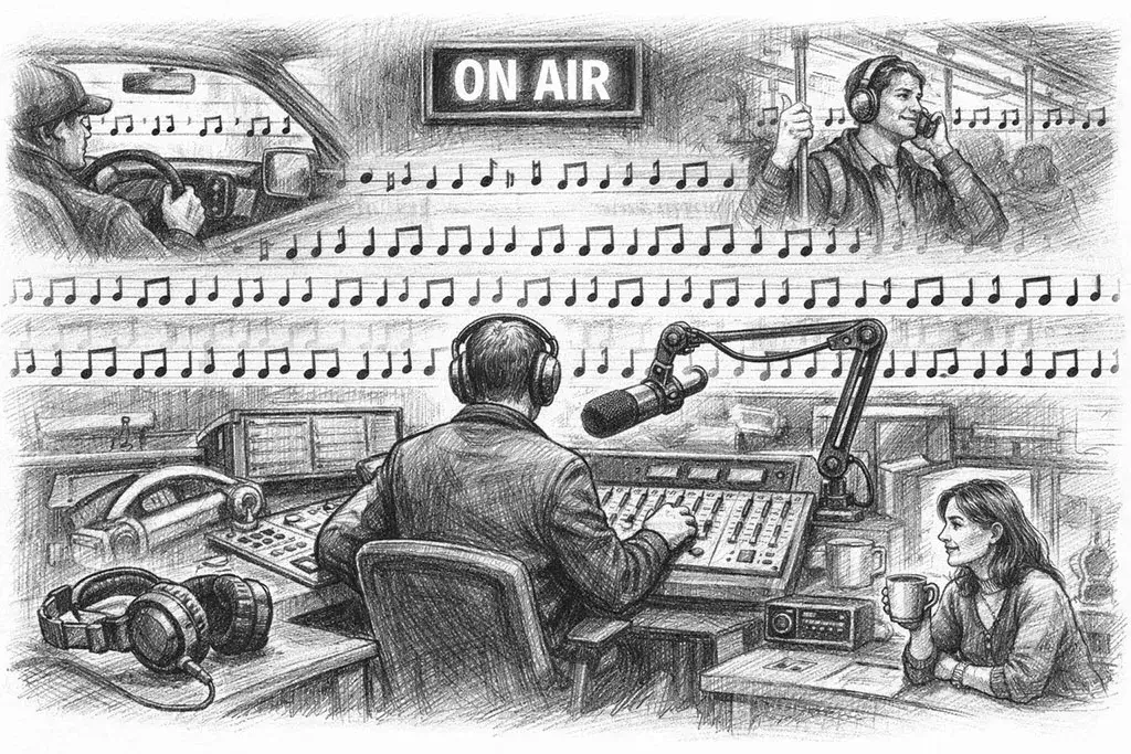 Когда песня играет в радиоэфире 18 раз за день