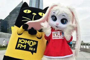 Талисманы «Юмор FM» и Детского радио присоединились к забегу маскотов в Петербурге